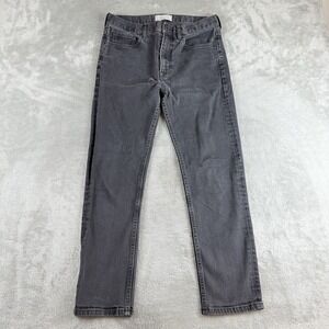 Everlane Jeans Womens 28x26 Black Denim Stretchy High Rise Ankle Casual Work